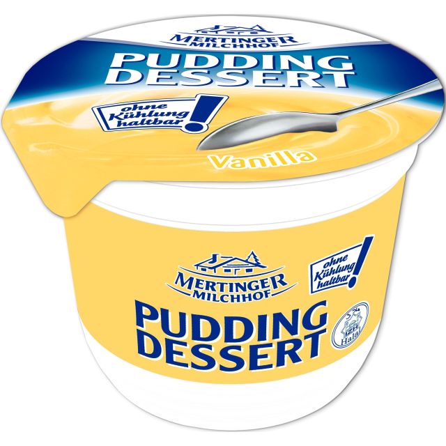 Zott Mertinger Milchhof Pudding-Dessert Vanilla 100g
