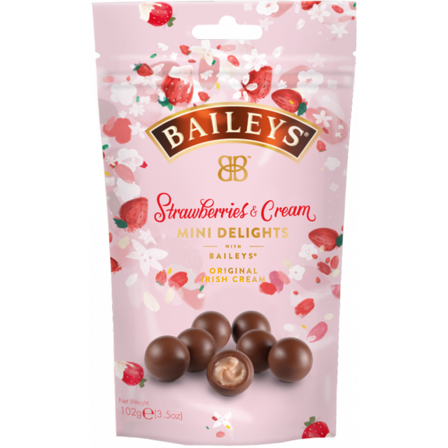 Baileys Chocolate Mini Delights Strawberries & Cream 102g