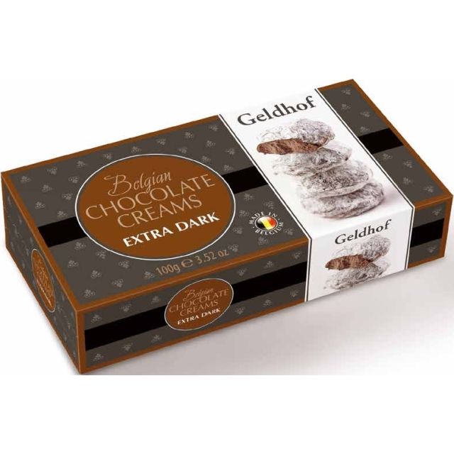 Belgian Chocolate Creams Extra Dark 100g